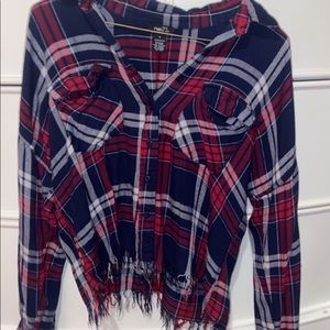 Rue21 cropped flannel